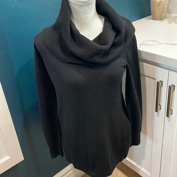 French Connection Sweaters French Connection Black Cowl Neck Sweater Poshmark